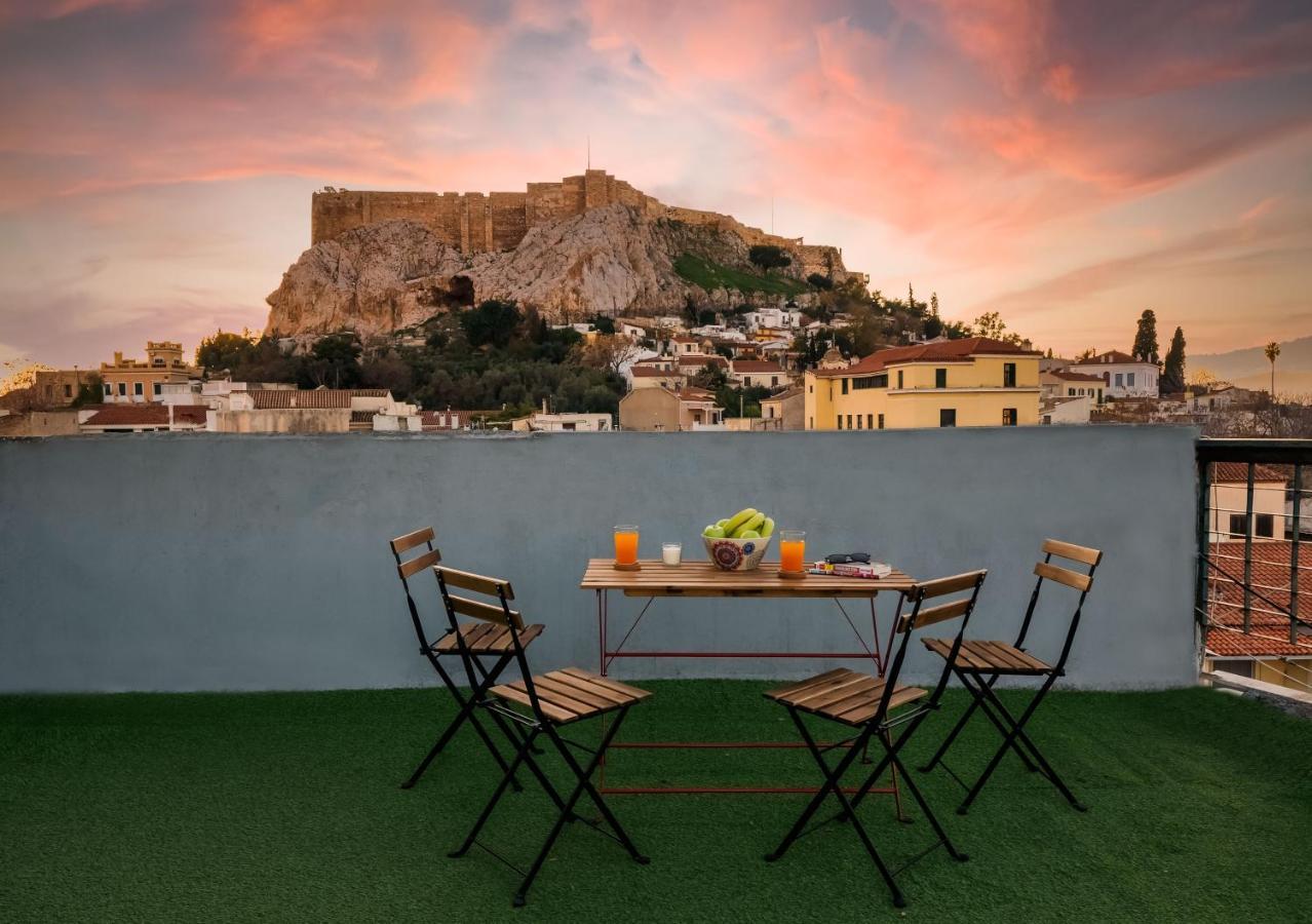 Plaka With Terrace View דירה *